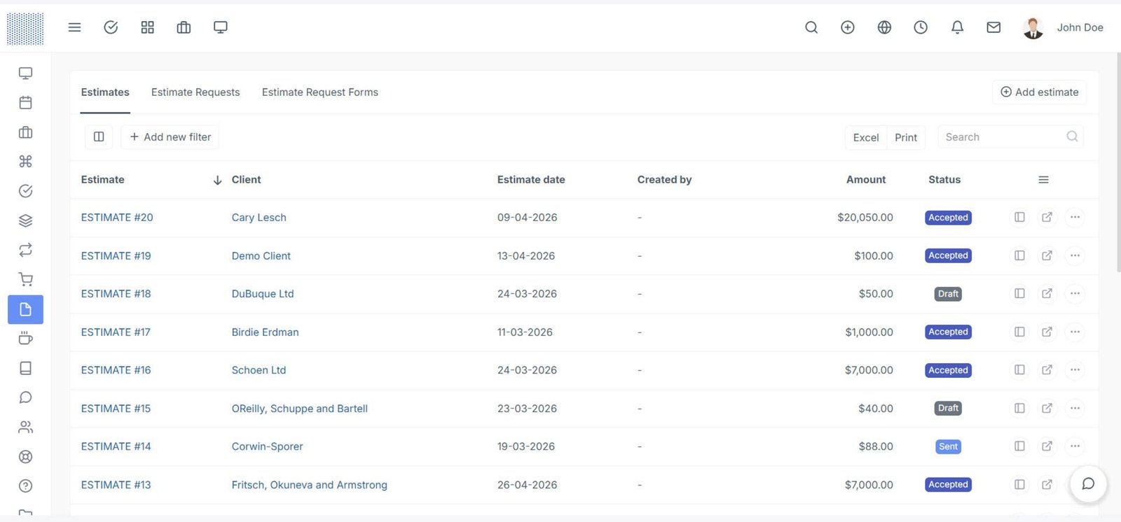 Project Tasks